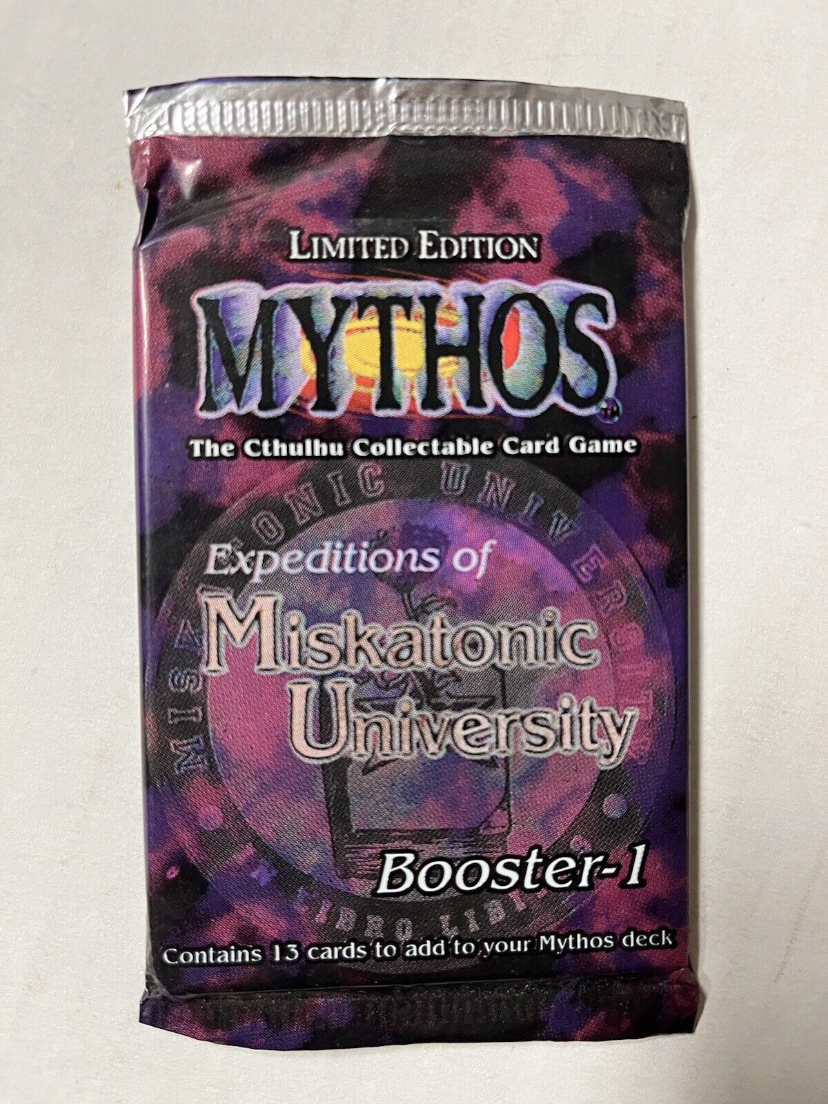 MYTHOS Booster 1 Cthulhu • Expeditions of Miskatonic University Vtg CCG Limited