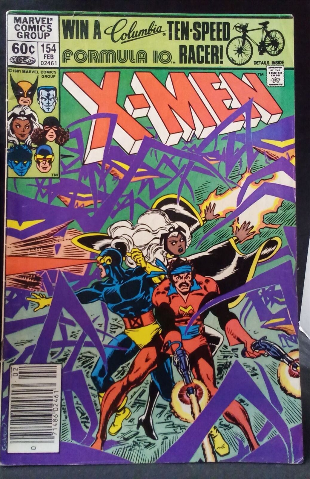 The Uncanny X-Men #154 1982 Marvel Comics Comic Book 