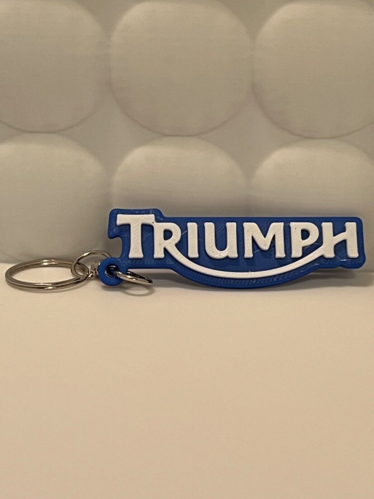 TRIUMPH KEY FOB RING CHAIN MOTORCYCLES TROPHY T100 SPRINT ROCKET T120 3D Printed