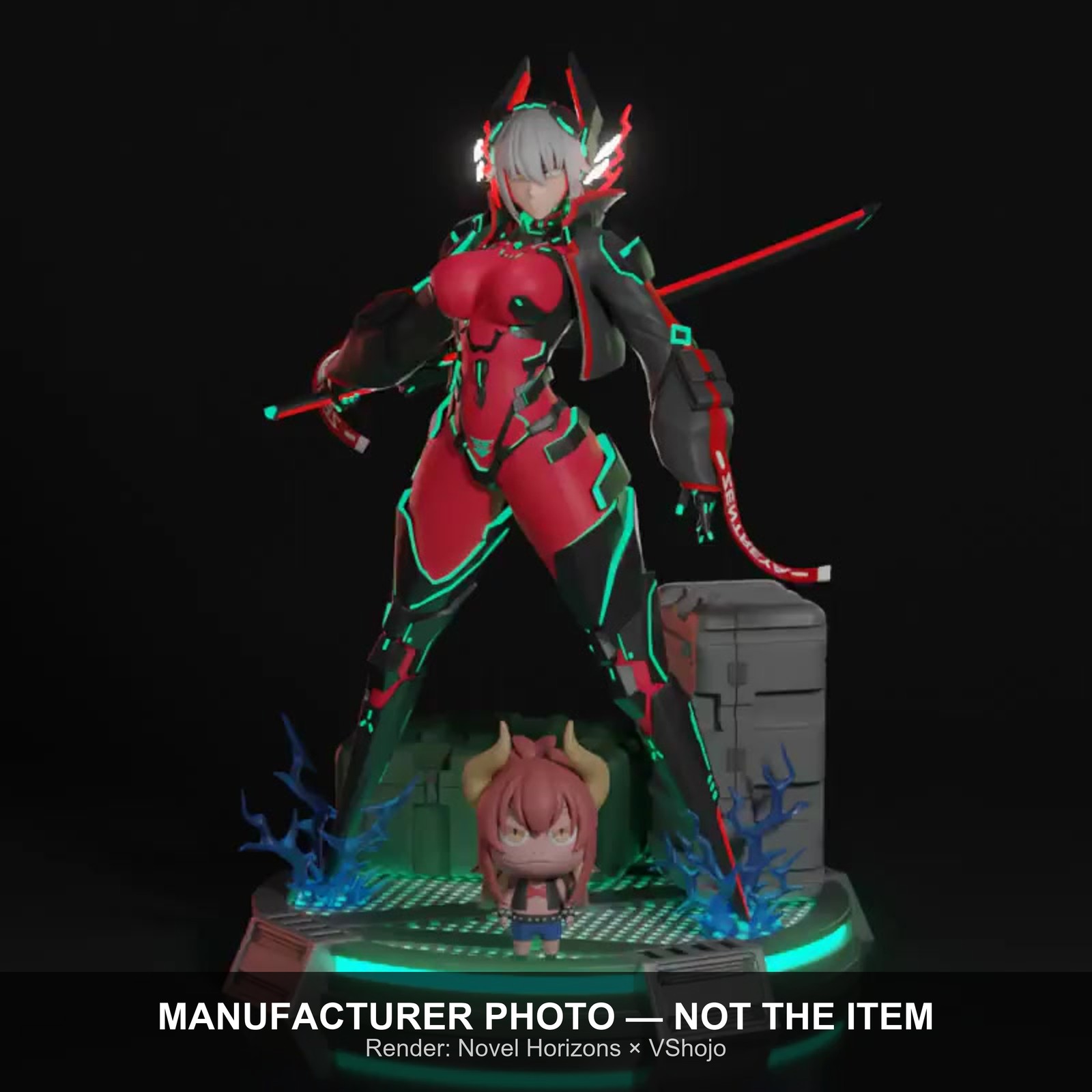 Novel Horizons Zentreya 1/7 Scale Figure VShojo VTuber NEW Deluxe LED Sealed Novel Horizons Zentreya 1/7 Scale Figure VShojo VTuber NEW Deluxe LED Sealed