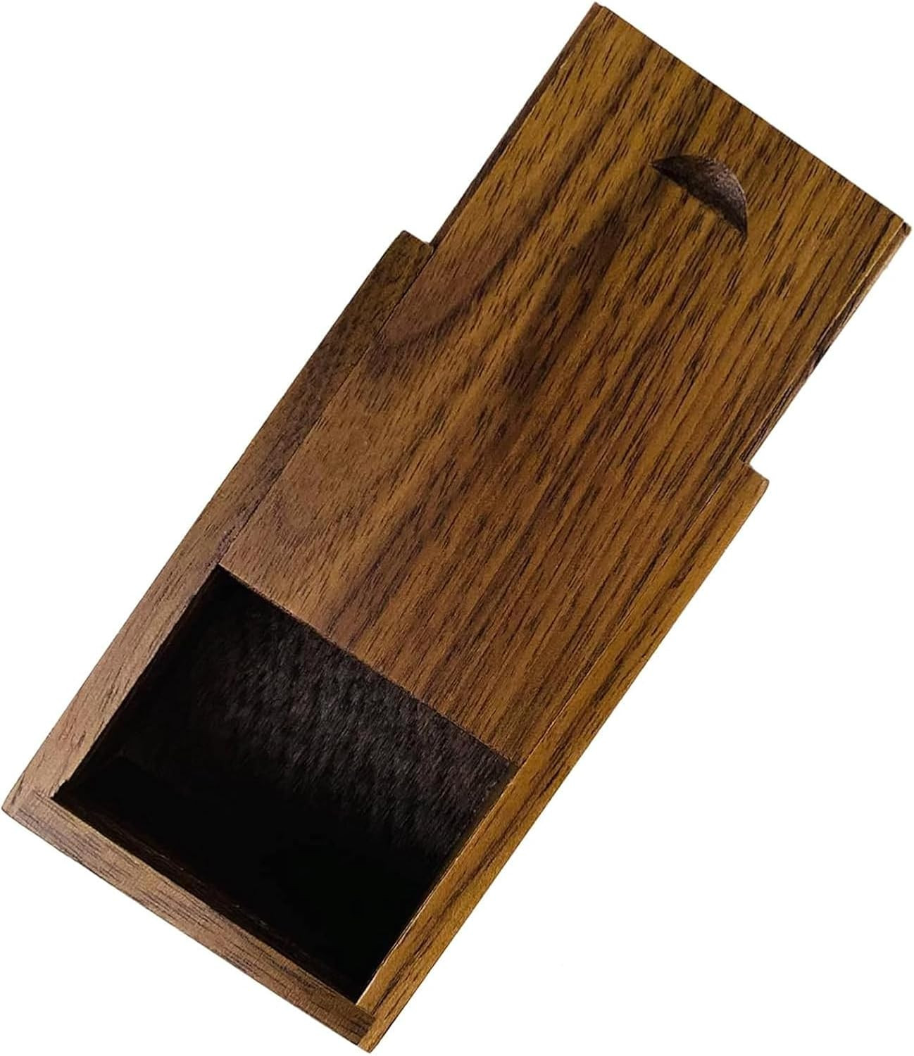 Small Wooden Box with Sliding Lid Walnut Wood Box with Lid Top for Wedding Gifts Small Wooden Box with Sliding Lid Walnut Wood Box with Lid Top for Wedding Gifts