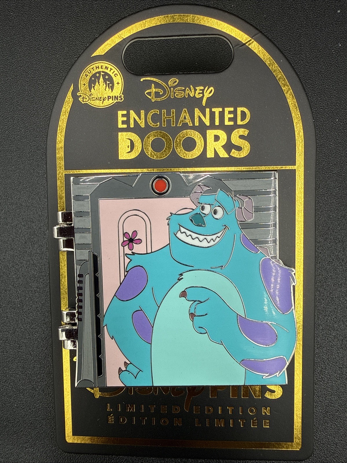Disney Parks 2026 Enchanted Doors Monsters Inc Sulley Boo Mike LE Pin New