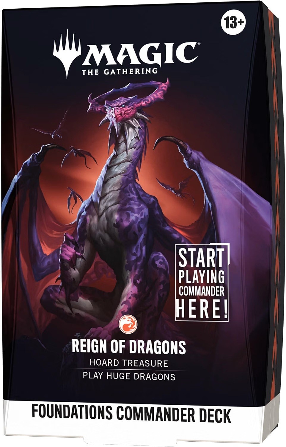 Magic The Gathering Foundations Commander Deck Reign of Dragons Magic The Gathering Foundations Commander Deck Reign of Dragons