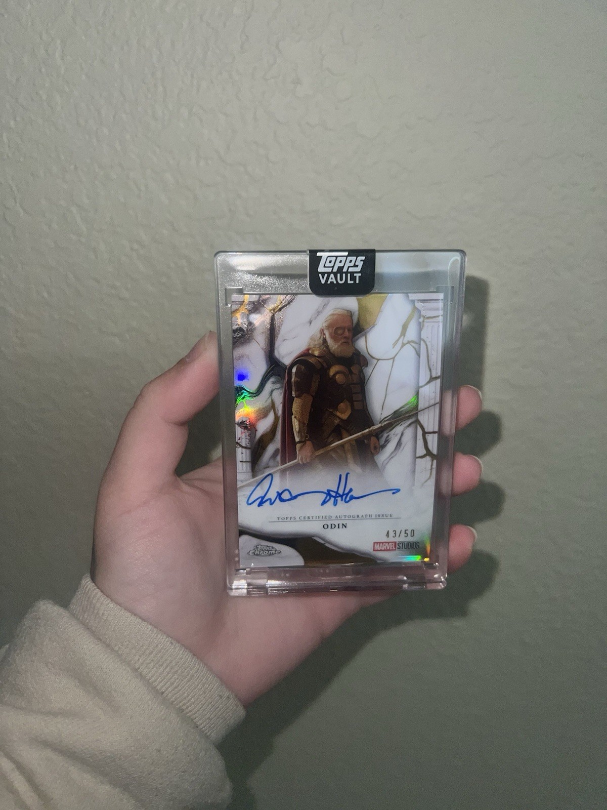 2026 TOPPS MARVEL VAULT IMMORTAL AUTOGRAPH ANTHONY HOPKINS ODIN 43/50 2026 TOPPS MARVEL VAULT IMMORTAL AUTOGRAPH ANTHONY HOPKINS ODIN 43/50