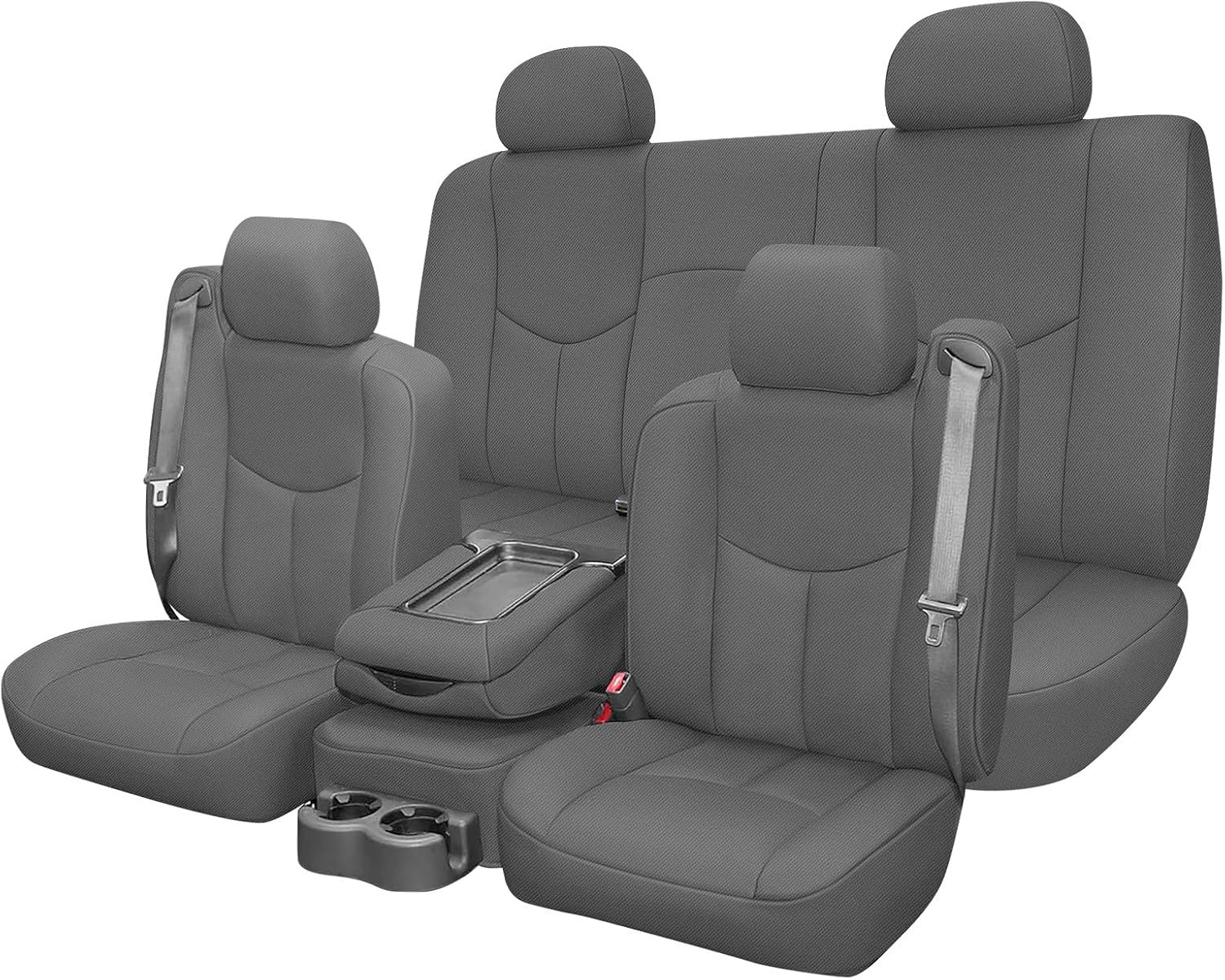 Seat Covers Replacement for 1999-2006 Chevy/GMC 1500 Knitted Fabric Complete Set