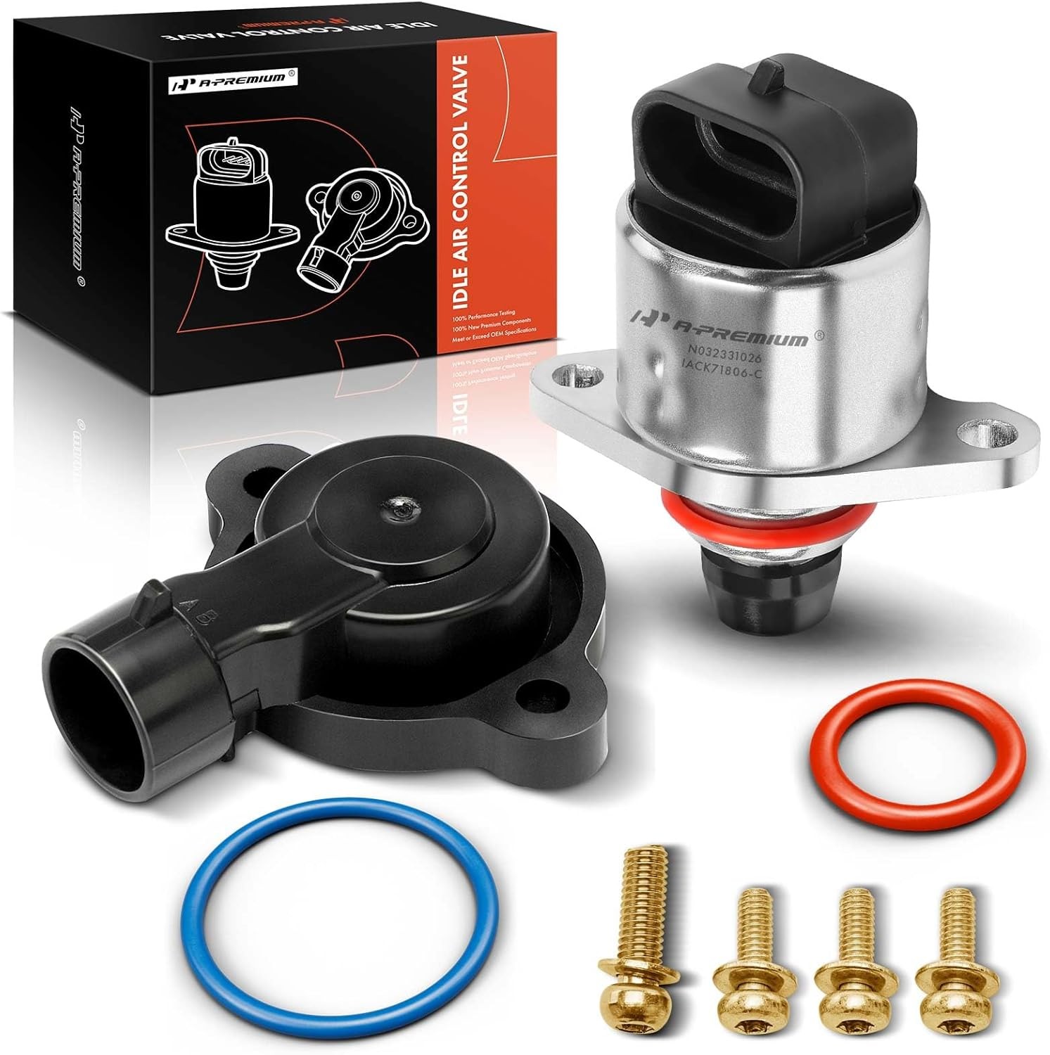 Idle Air Control Valve IAC + Throttle Position Sensor TPS Compatible with Chevy, Idle Air Control Valve IAC + Throttle Position Sensor TPS Compatible with Chevy,