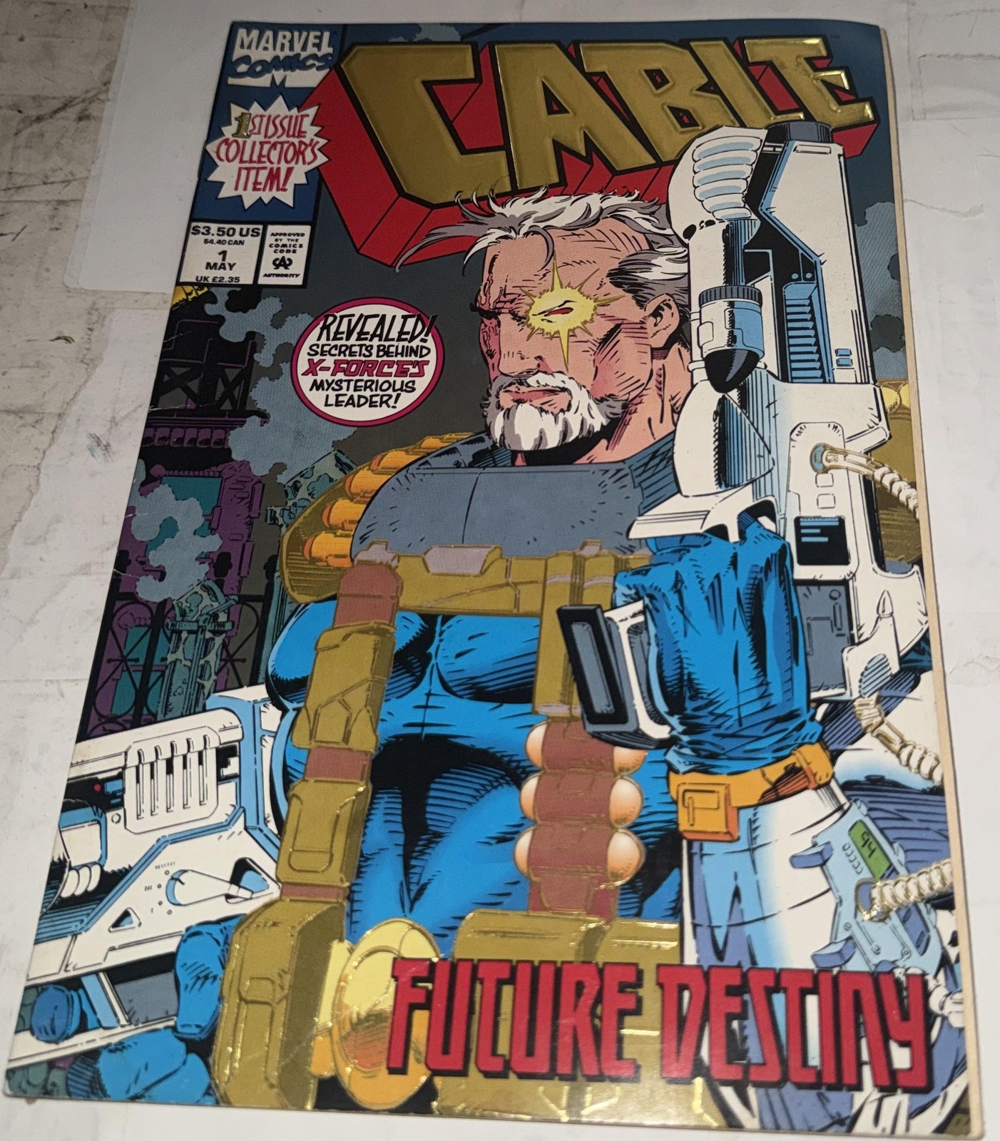 Vintage 1994 Marvel Cable Future Destiny #1 Comic Book X-Force Leader Origin Vintage 1994 Marvel Cable Future Destiny #1 Comic Book X-Force Leader Origin