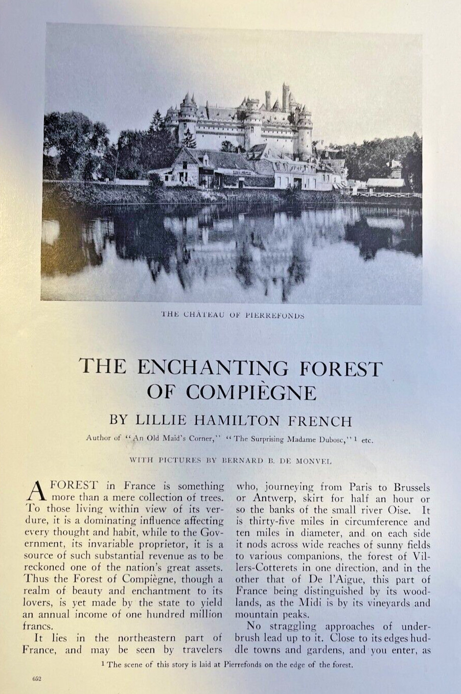 1912 Compiegne Forest France Chateau of Pierrefonds St-Jean-Aux-Bois 1912 Compiegne Forest France Chateau of Pierrefonds St-Jean-Aux-Bois