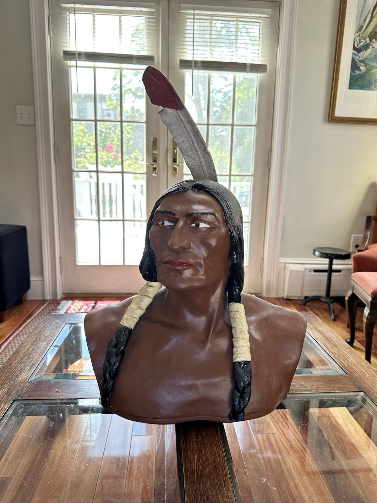 RARE NATIVE AMERICAN INDIAN Chief BUST 1912 Shawmut Bank Adelbert Ames Jr RARE NATIVE AMERICAN INDIAN Chief BUST 1912 Shawmut Bank Adelbert Ames Jr