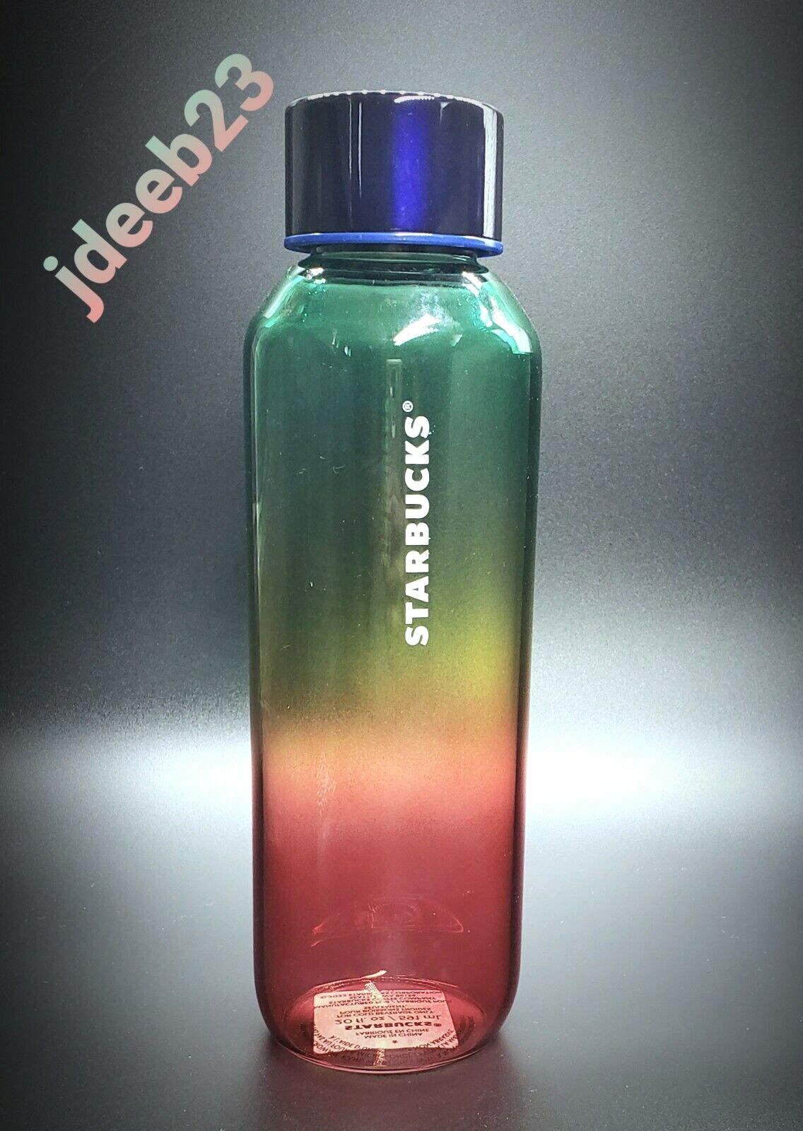 Starbucks Summer 2022 Rainbow 20 Oz. Glass Water Bottle