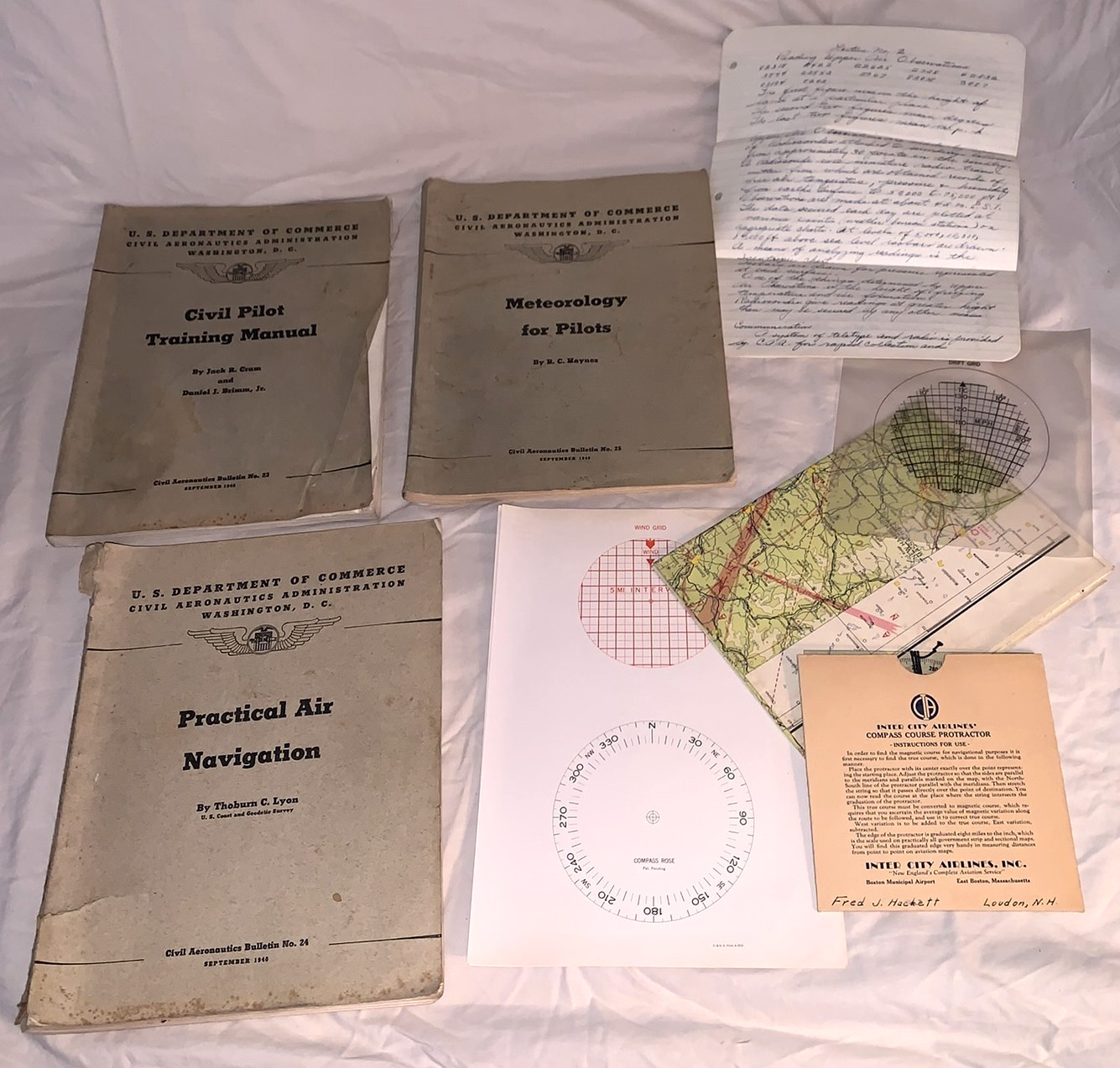1940 3 Civil Aeronautics Admin. Pilot Manuals Training Manual Meteorology.. 1940 3 Civil Aeronautics Admin. Pilot Manuals Training Manual Meteorology..