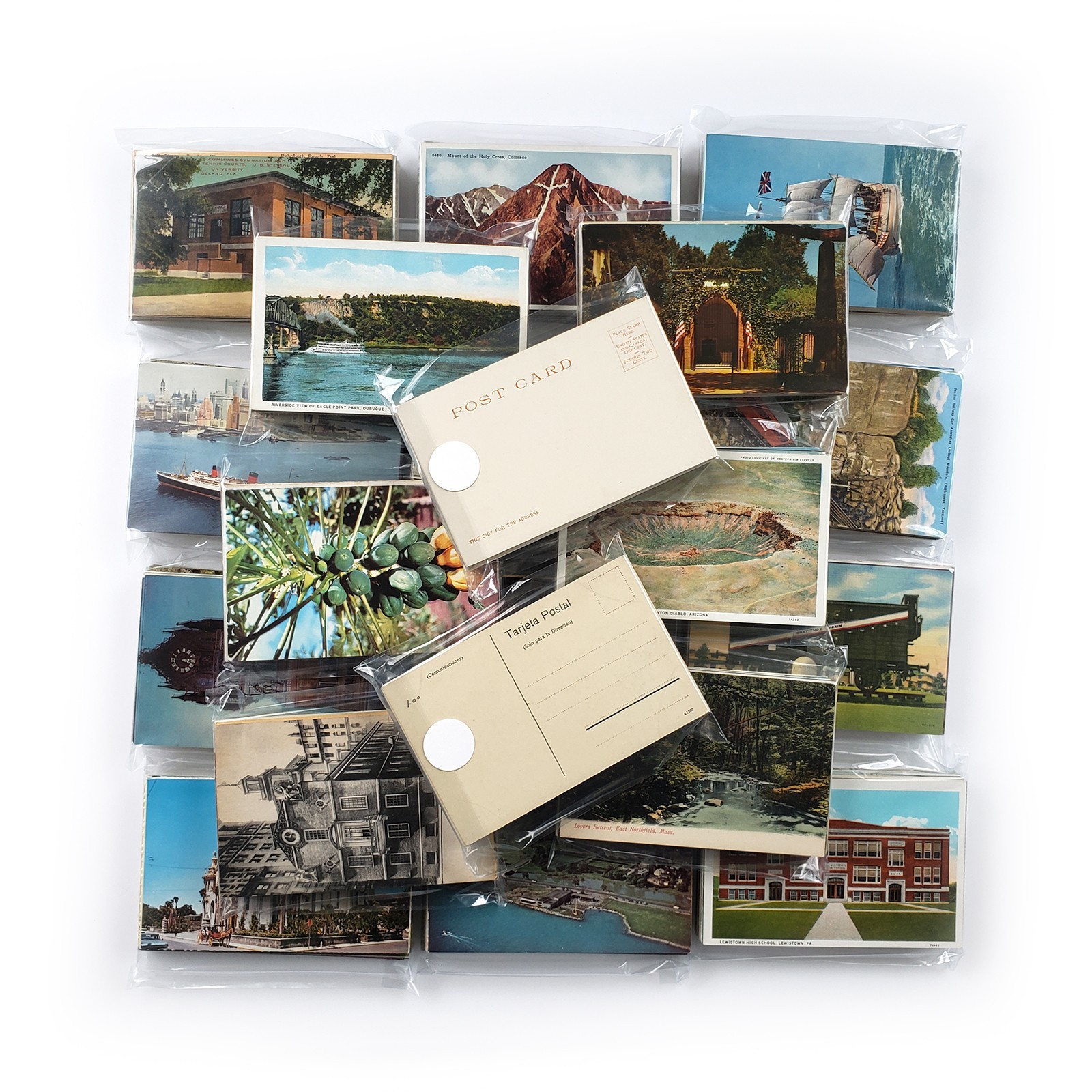 60 Unused Vintage Postcards Lot - Unposted Random Blank Midcentury Travel Views 60 Unused Vintage Postcards Lot - Unposted Random Blank Midcentury Travel Views