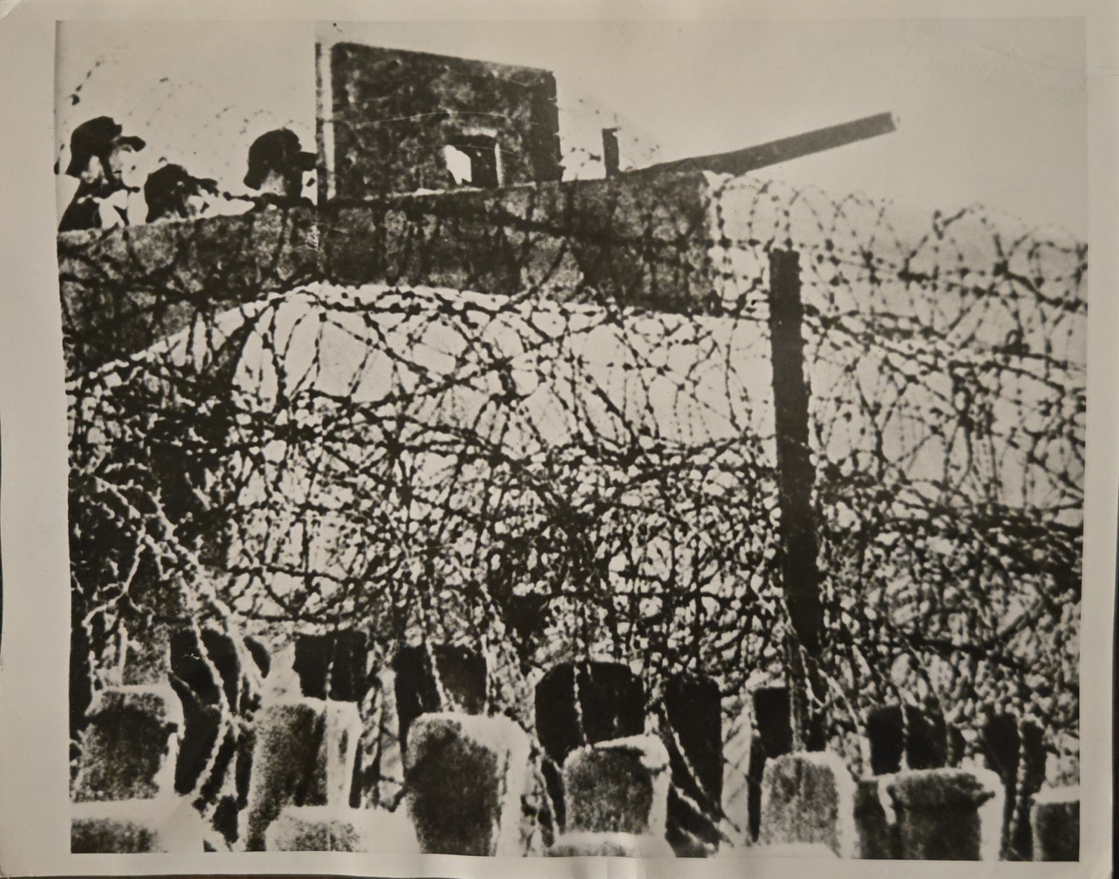 WW2 1944 German Atlantic Wall Defenses France Pre D-Day Original Press Photo WW2 1944 German Atlantic Wall Defenses France Pre D-Day Original Press Photo