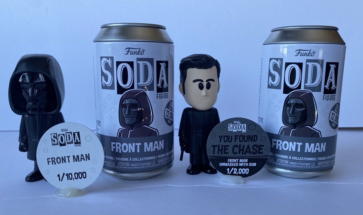 Funko Soda - Front Man (CHASE) Unmasked With Gun - Squid Game & Common