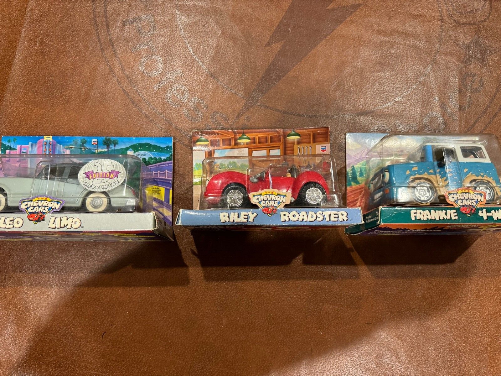 Vintage Chevron bundle of 3 Cars - New/Open Box - See pictures