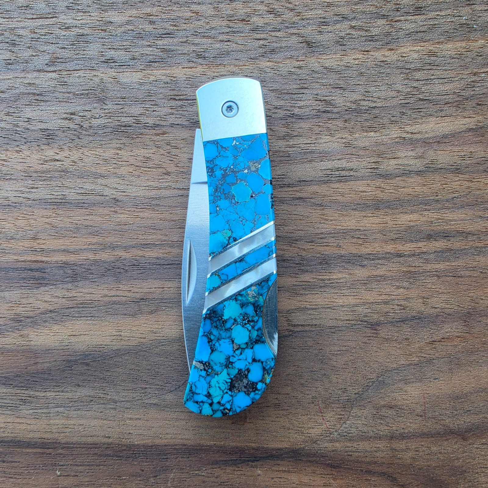 Gemstone Exotics 3" Lockback-Stainless Blade - Santa Fe Stoneworks Collectible Gemstone Exotics 3" Lockback-Stainless Blade - Santa Fe Stoneworks Collectible