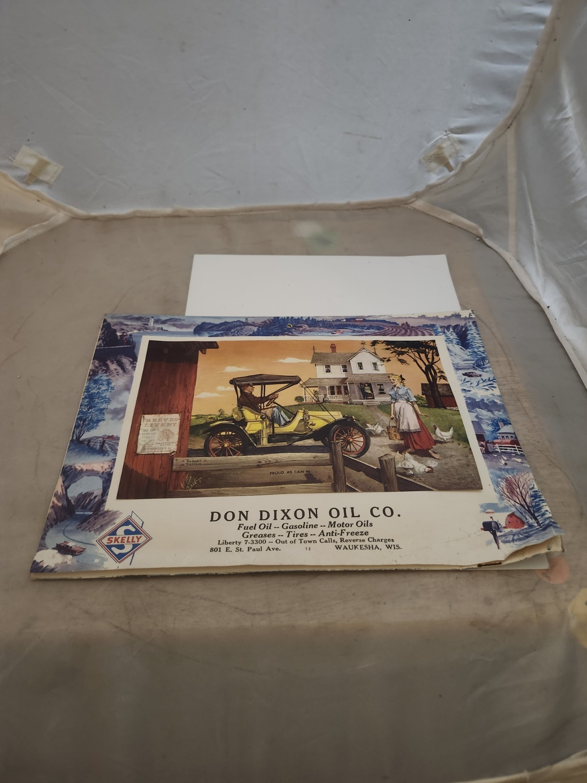 1959 Don Dixon Oil Co. Advertising Calendar Waukesha WI Skelly Gasoline Tires 1959 Don Dixon Oil Co. Advertising Calendar Waukesha WI Skelly Gasoline Tires