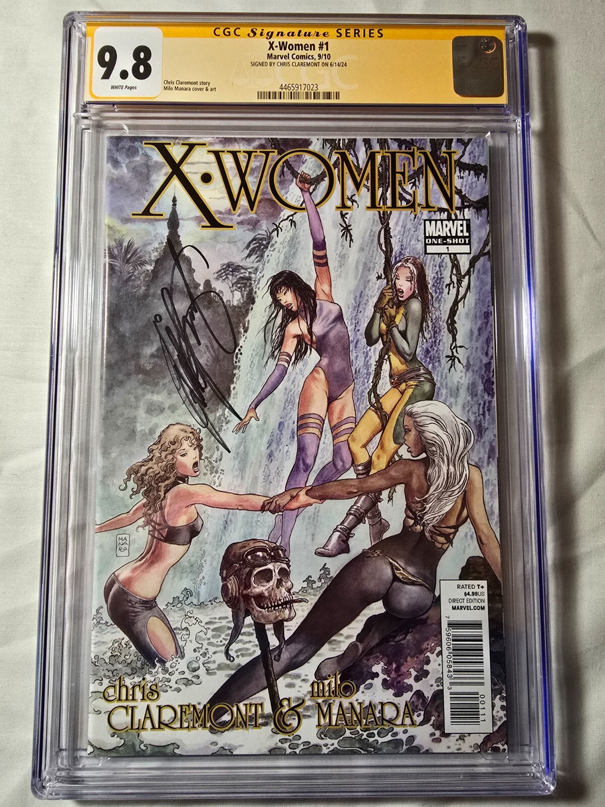 X-Women 1 CGC 9.8 SS Signed Chris Claremont Marvel Milo Manara Cover RARE X-Women 1 CGC 9.8 SS Signed Chris Claremont Marvel Milo Manara Cover RARE