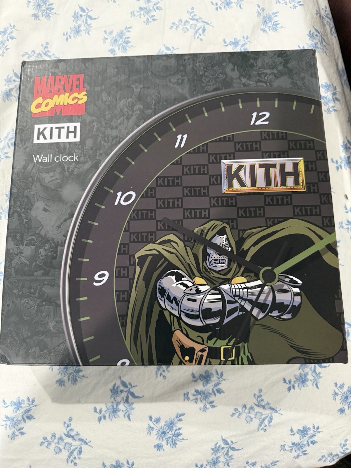 Kith Marvel Dr Doom Wall Clock 2024 New In Box Kith Marvel Dr Doom Wall Clock 2024 New In Box