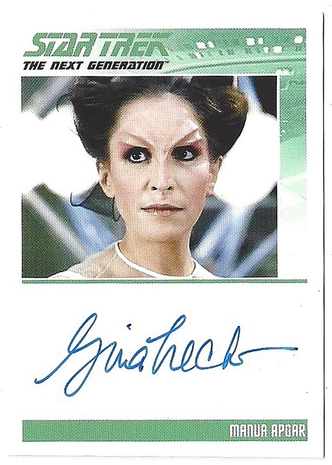 2015 Rittenhouse Star Trek TNG Autograph Gina Hecht as Manua Apgar