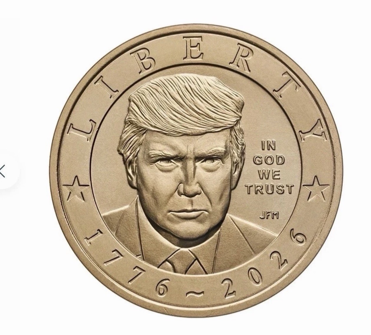 2026 P President Trump Semiquincentennial $1 Coin from US MINT bag 2026 P President Trump Semiquincentennial $1 Coin from US MINT bag