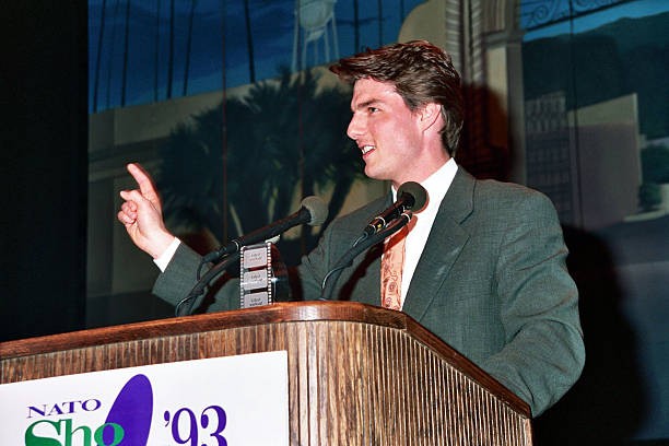 Tom Cruise during 1993 ShoWest in Las Vegas Nevada United States Old Photo 11 Tom Cruise during 1993 ShoWest in Las Vegas Nevada United States Old Photo 11
