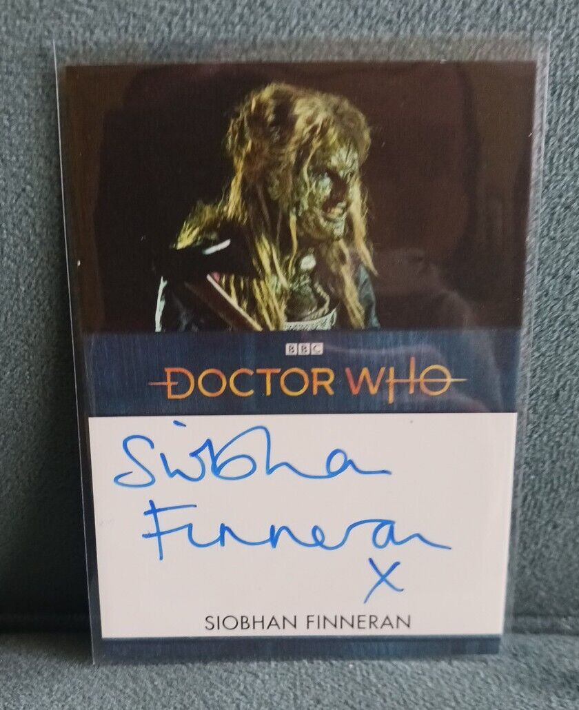 Doctor Who Series 11 & 12 Hobby Edition Siobhan Finneran Inscription Autograph X