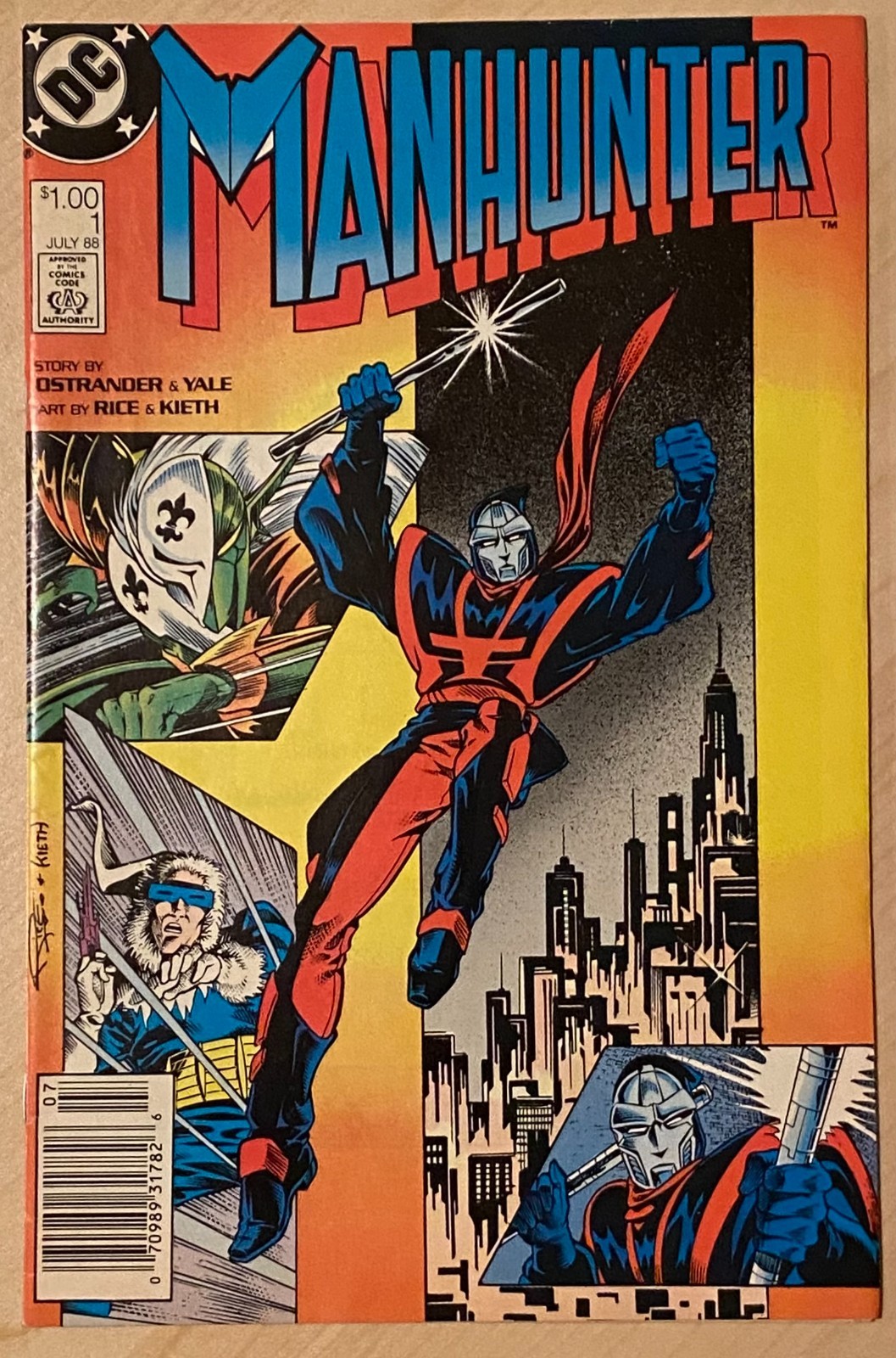 DC Comics 1988 Manhunter 1 Comic Book DC Comics 1988 Manhunter 1 Comic Book