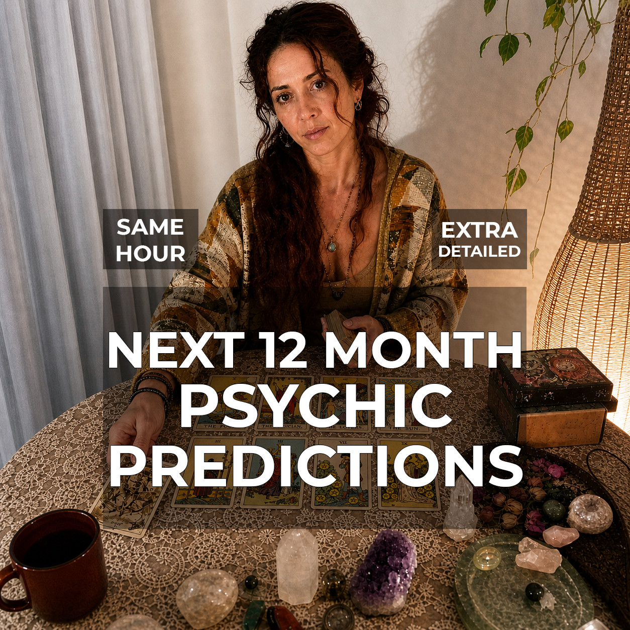 12 Month Psychic Prediction Reading, Full Year Forecast, Same Hour, Tarot 12 Month Psychic Prediction Reading, Full Year Forecast, Same Hour, Tarot