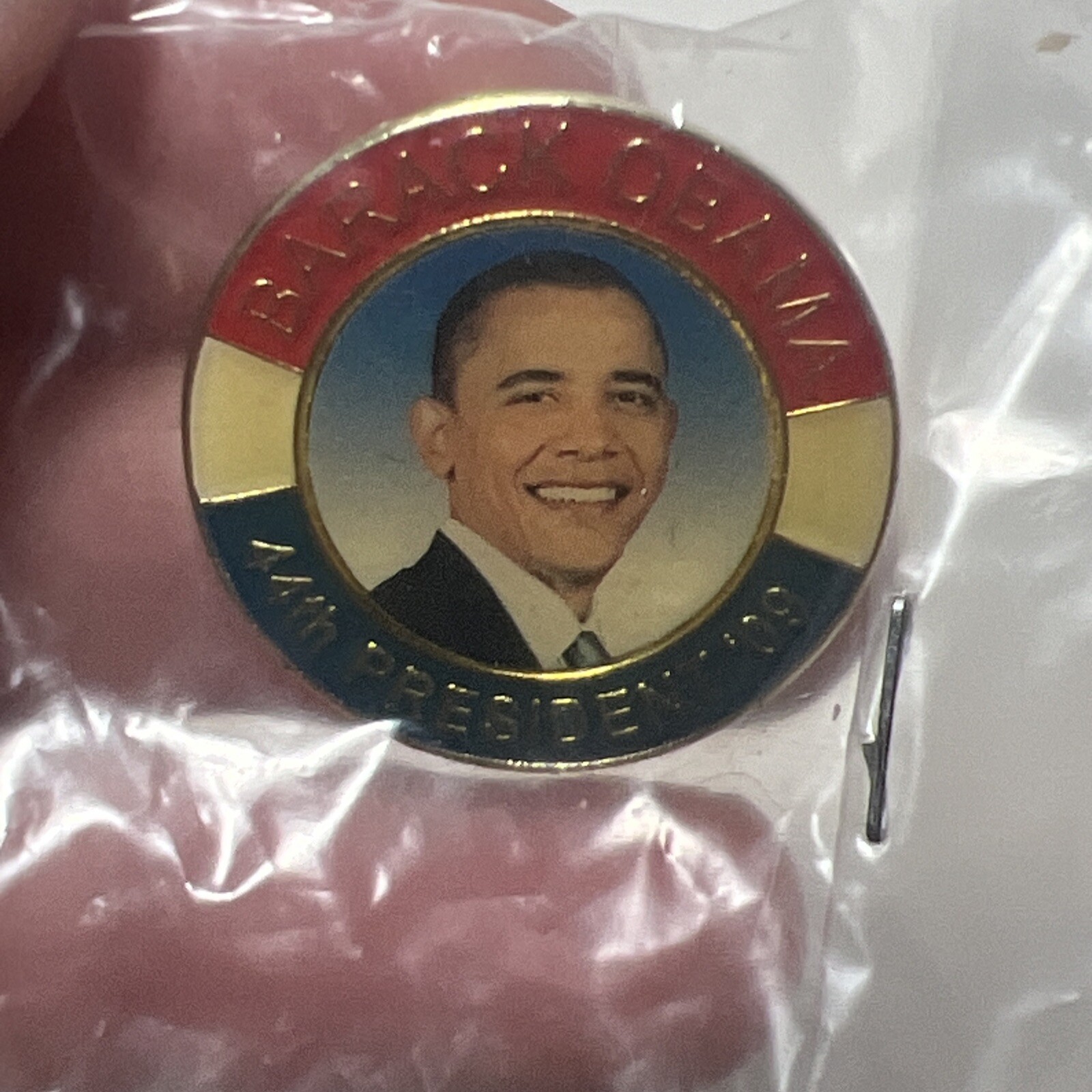 Barack Obama Presidential Campaign Pin 44th President 2009 New Sealed Barack Obama Presidential Campaign Pin 44th President 2009 New Sealed