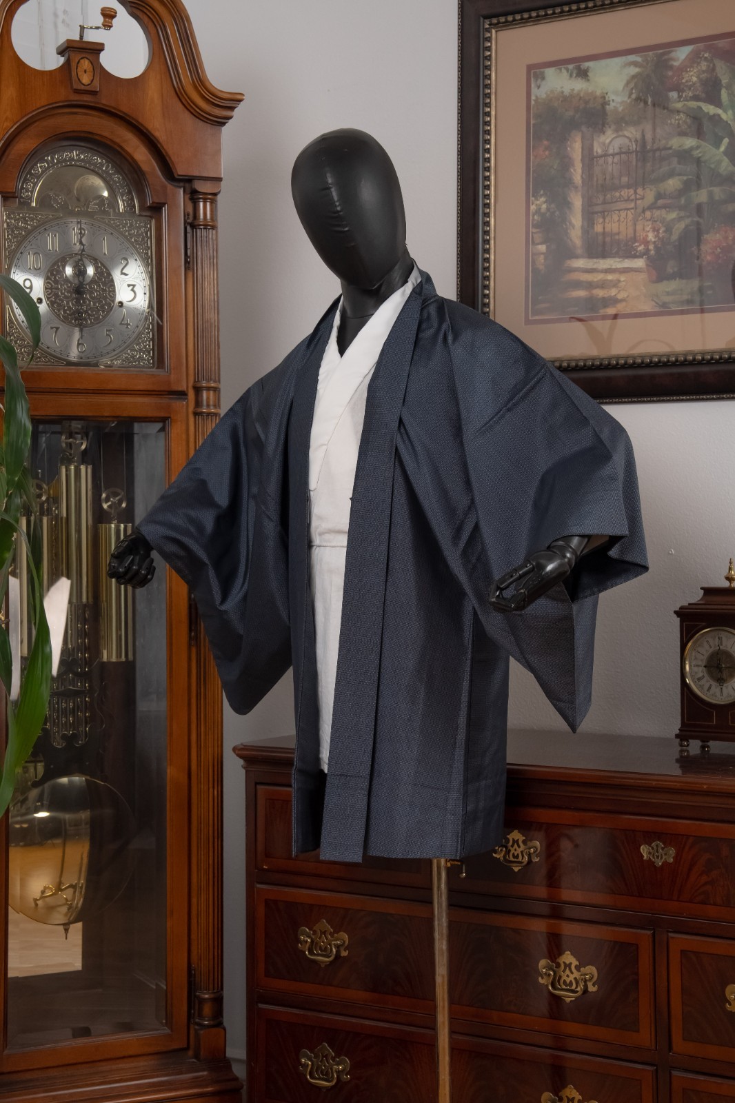DEAR VANILLA JAPANESE HAORI JACKET MEN'S KIMONO AUTHENTIC JAPAN GENUINE VINTAGE DEAR VANILLA JAPANESE HAORI JACKET MEN'S KIMONO AUTHENTIC JAPAN GENUINE VINTAGE
