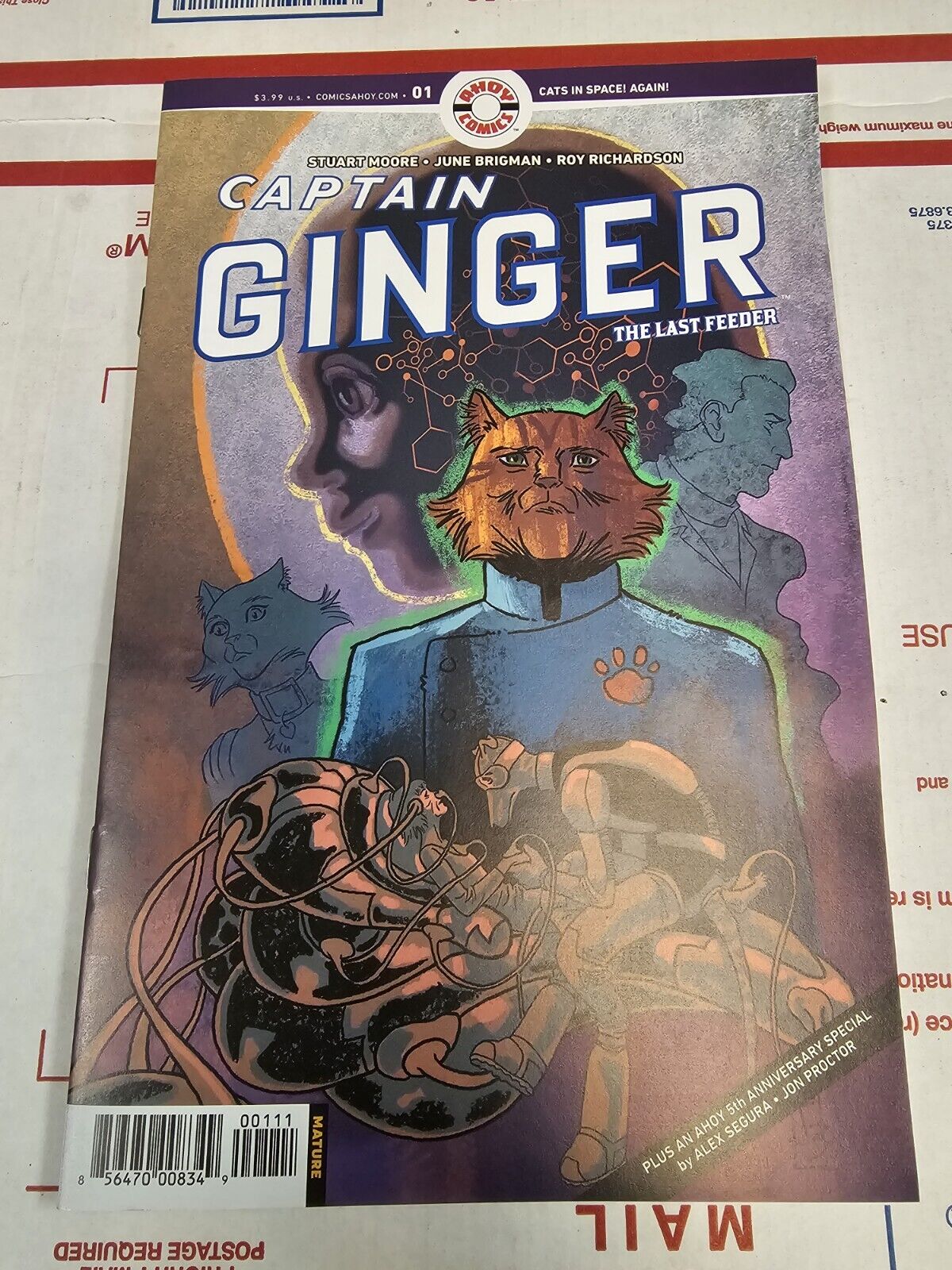 CAPTAIN GINGER THE LAST FEEDER #1 (OF 2) 2023 NM- OR BETTER COVER A AHOY COMICS