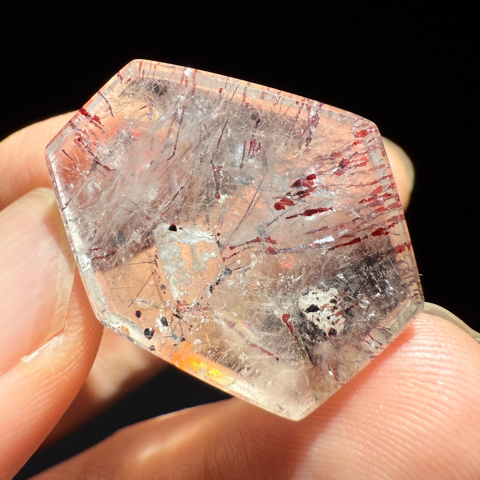 40ct Natural Beautiful Super seven Crystal Specimen Quartz Reiki Specimen 40ct Natural Beautiful Super seven Crystal Specimen Quartz Reiki Specimen