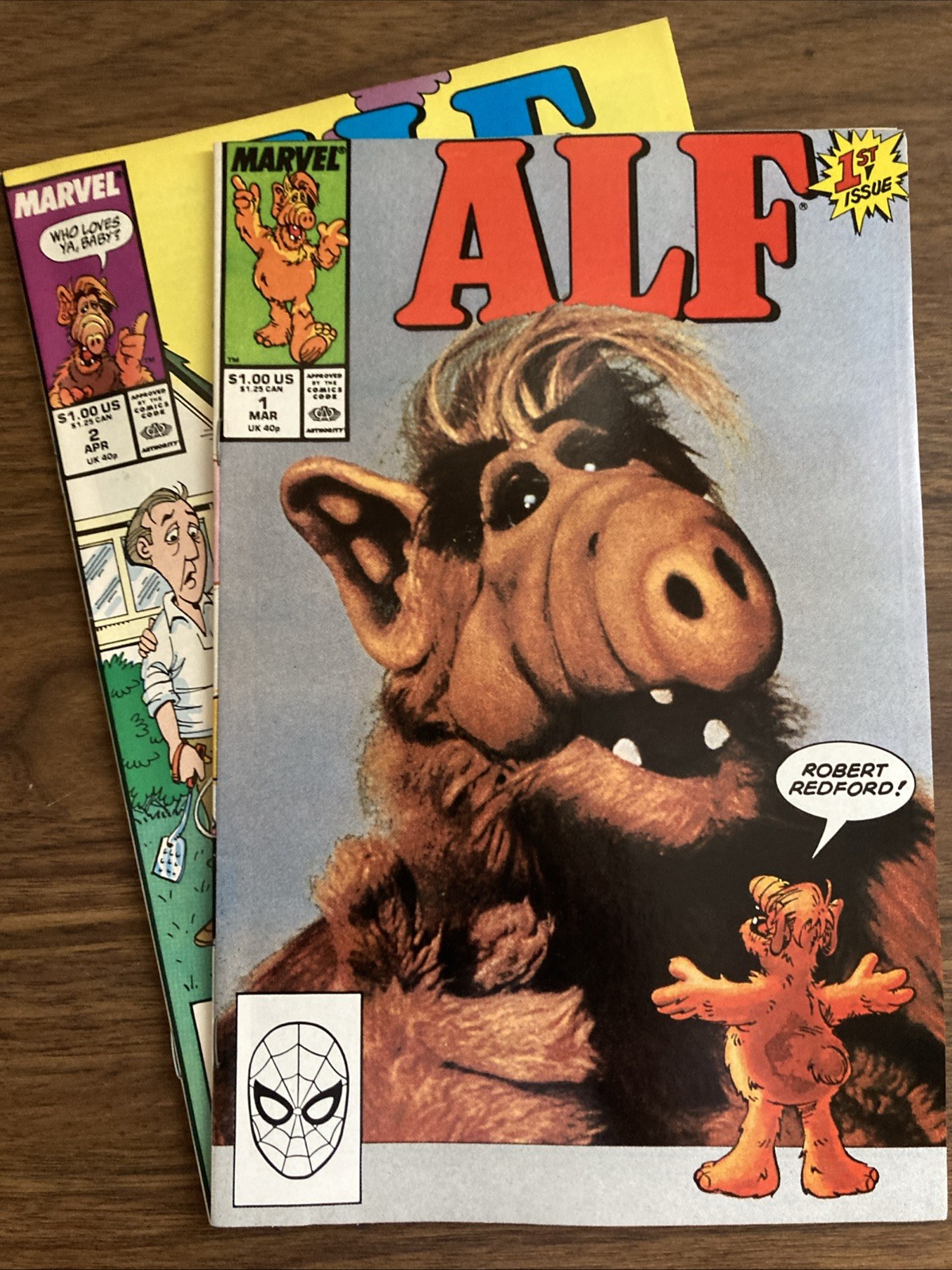 Alf #1 #2 Lot (2) Marvel 1988 Alf #1 #2 Lot (2) Marvel 1988