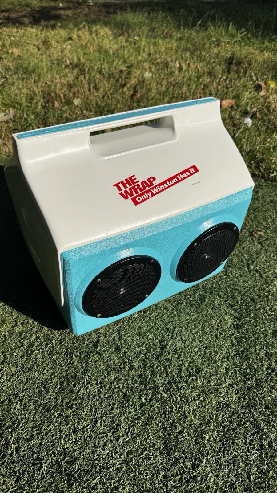 Rare Vintage 1980s Igloo Kool Tunes Cooler - Winston Cigarette Promo "The Wrap" Rare Vintage 1980s Igloo Kool Tunes Cooler - Winston Cigarette Promo "The Wrap"