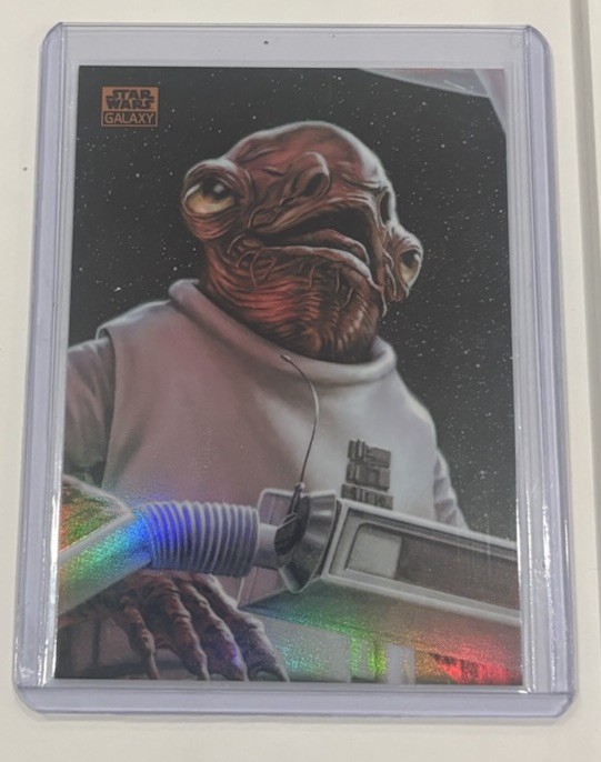 2026 Topps Star Wars Galaxy Chrome It’s A Trap #18 9/25 Orange Color Match