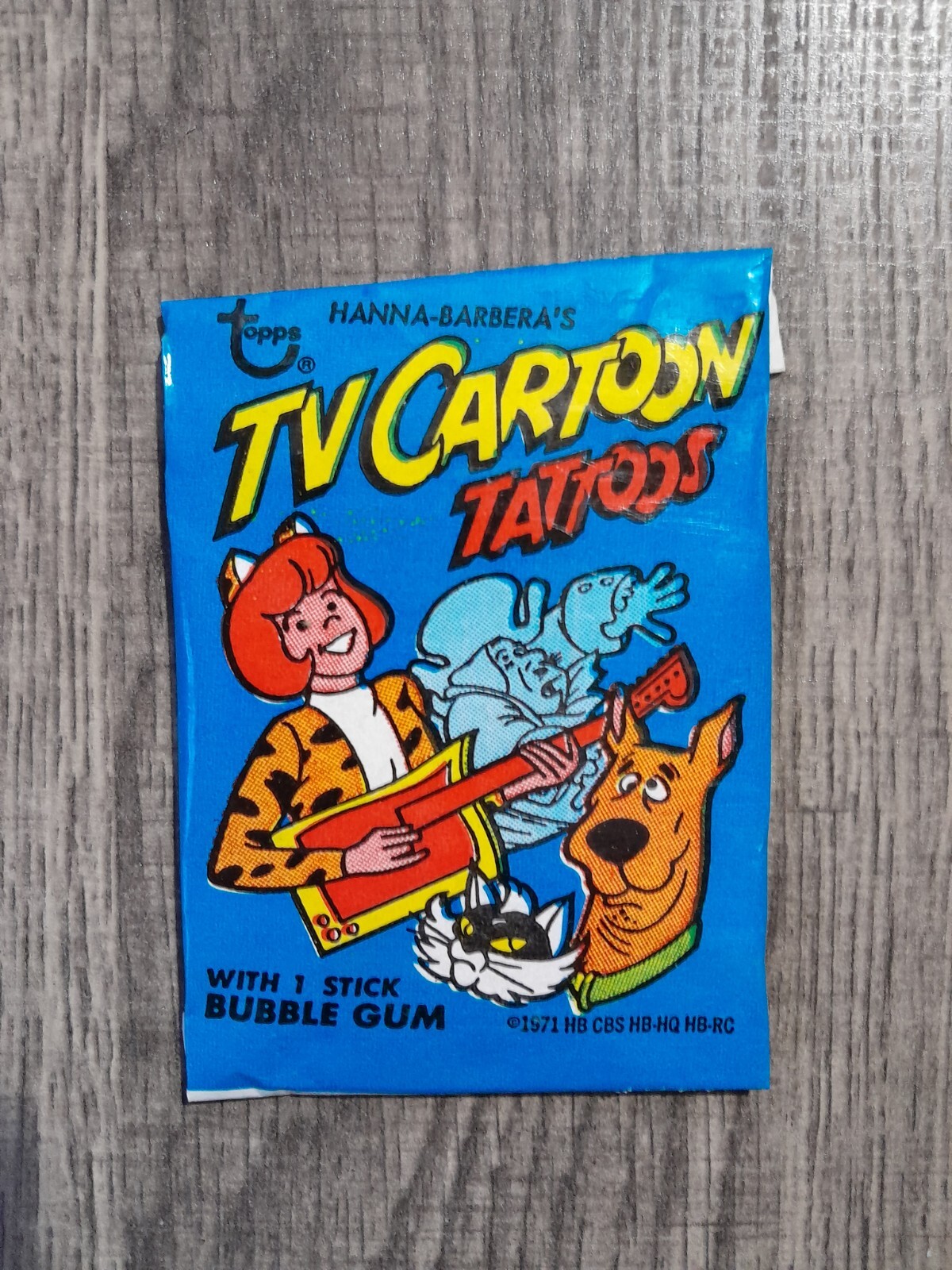 1971 Topps TV Cartoons Pack 1971 Topps TV Cartoons Pack