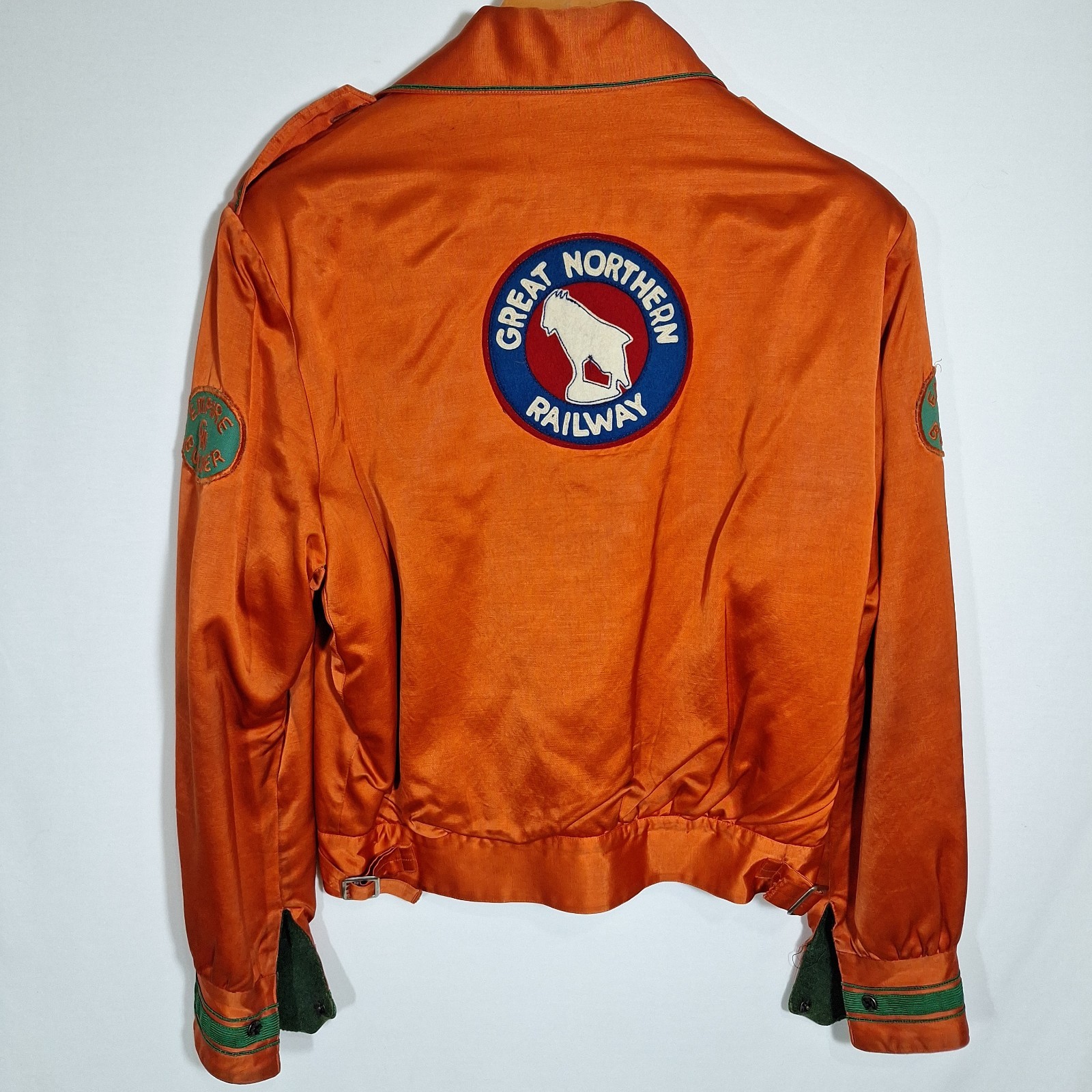 VINTAGE 1947 Great Northern Railway Empire Builder Jacket Souvenir Sutherland Co VINTAGE 1947 Great Northern Railway Empire Builder Jacket Souvenir Sutherland Co