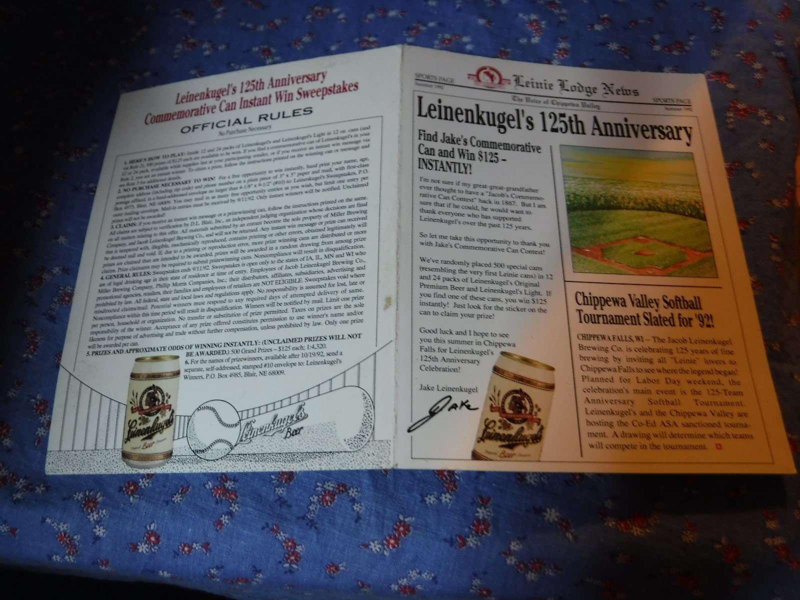 ksm.  Small Leinie Lodge News Leinenkugel's 125th Anniversary   Light Marks