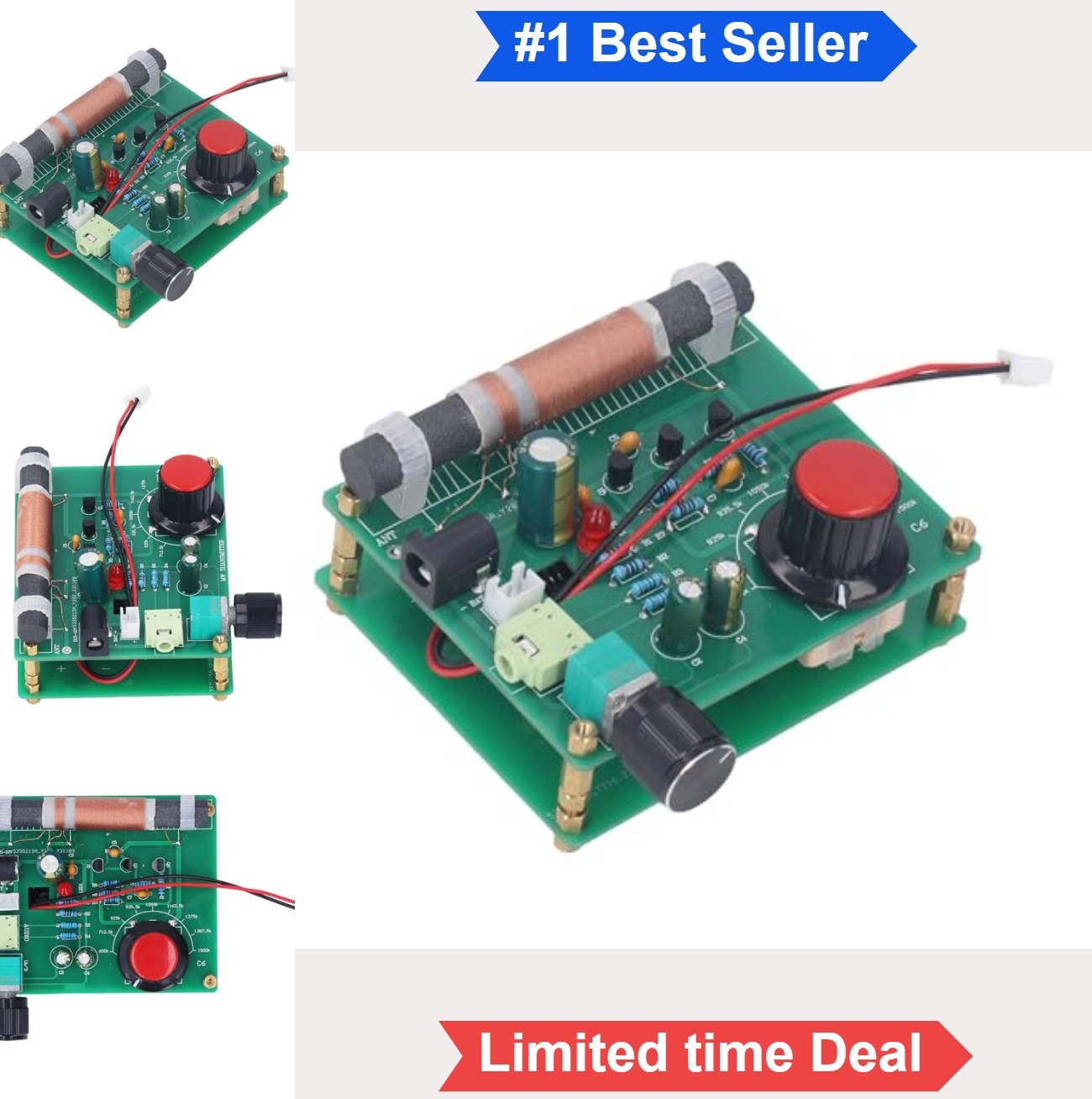 AM Transmitter 600KHz-1500KHz 5-12V 3.5mm Headphone Jack Portable Radio AM Transmitter 600KHz-1500KHz 5-12V 3.5mm Headphone Jack Portable Radio