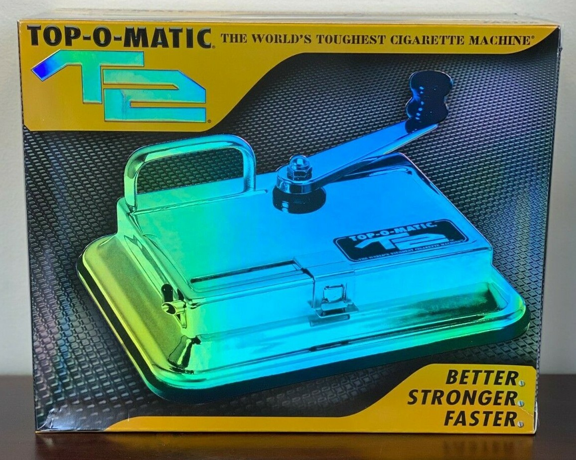 TOP-O-Matic T2 Cigarette Maker Rolling Tobacco Injector Machine King 100s NEW TOP-O-Matic T2 Cigarette Maker Rolling Tobacco Injector Machine King 100s NEW