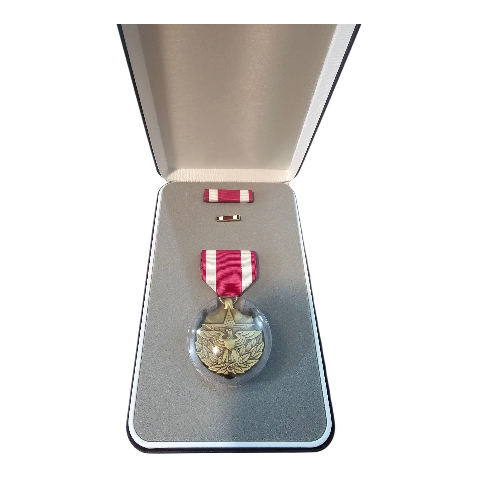 Original US MILITARY MERITORIOUS SERVICE MEDAL 3 Pc Cased Set In Box 00-450-3728 Original US MILITARY MERITORIOUS SERVICE MEDAL 3 Pc Cased Set In Box 00-450-3728