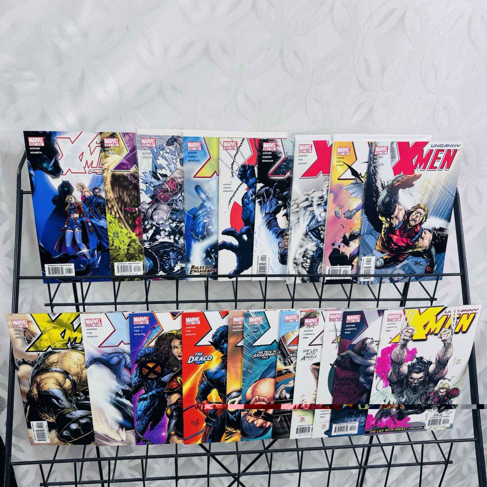 Uncanny X-Men 418 420-427 430-436 438-441 Lot Key Death Of Bedlam Uncanny X-Men 418 420-427 430-436 438-441 Lot Key Death Of Bedlam