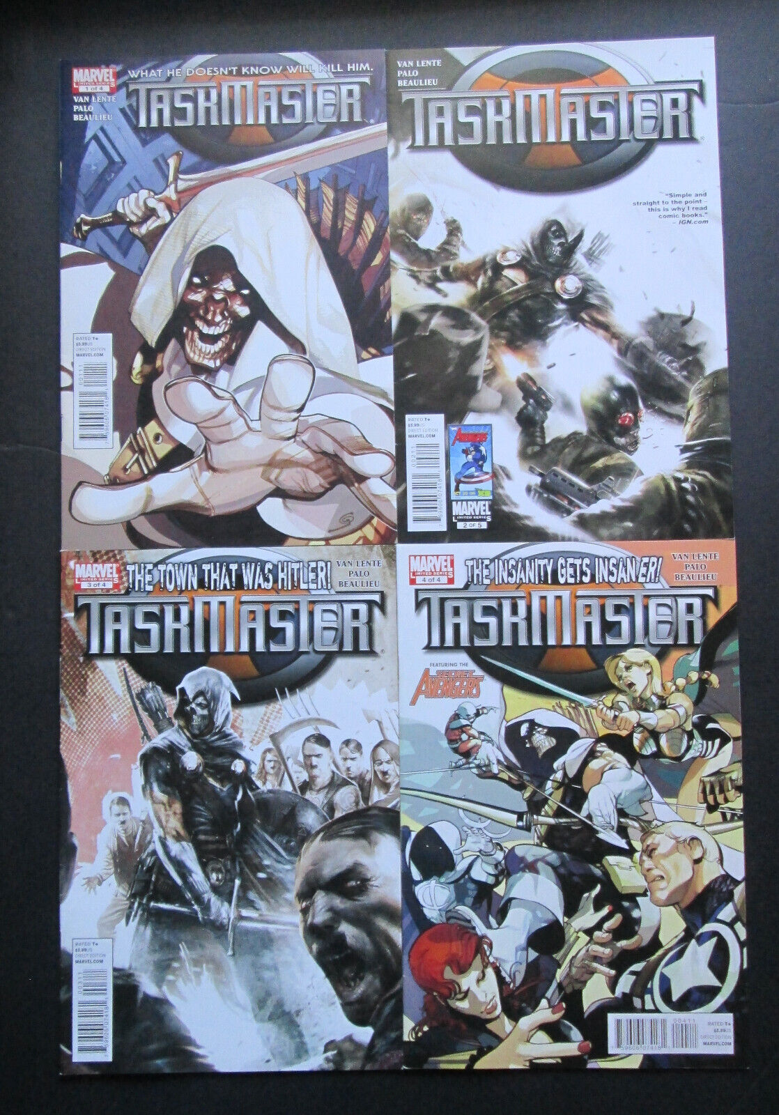 Taskmaster Limited Series #1 2 3 4 | Complete 2010 Series | Very Fine/Near Mint