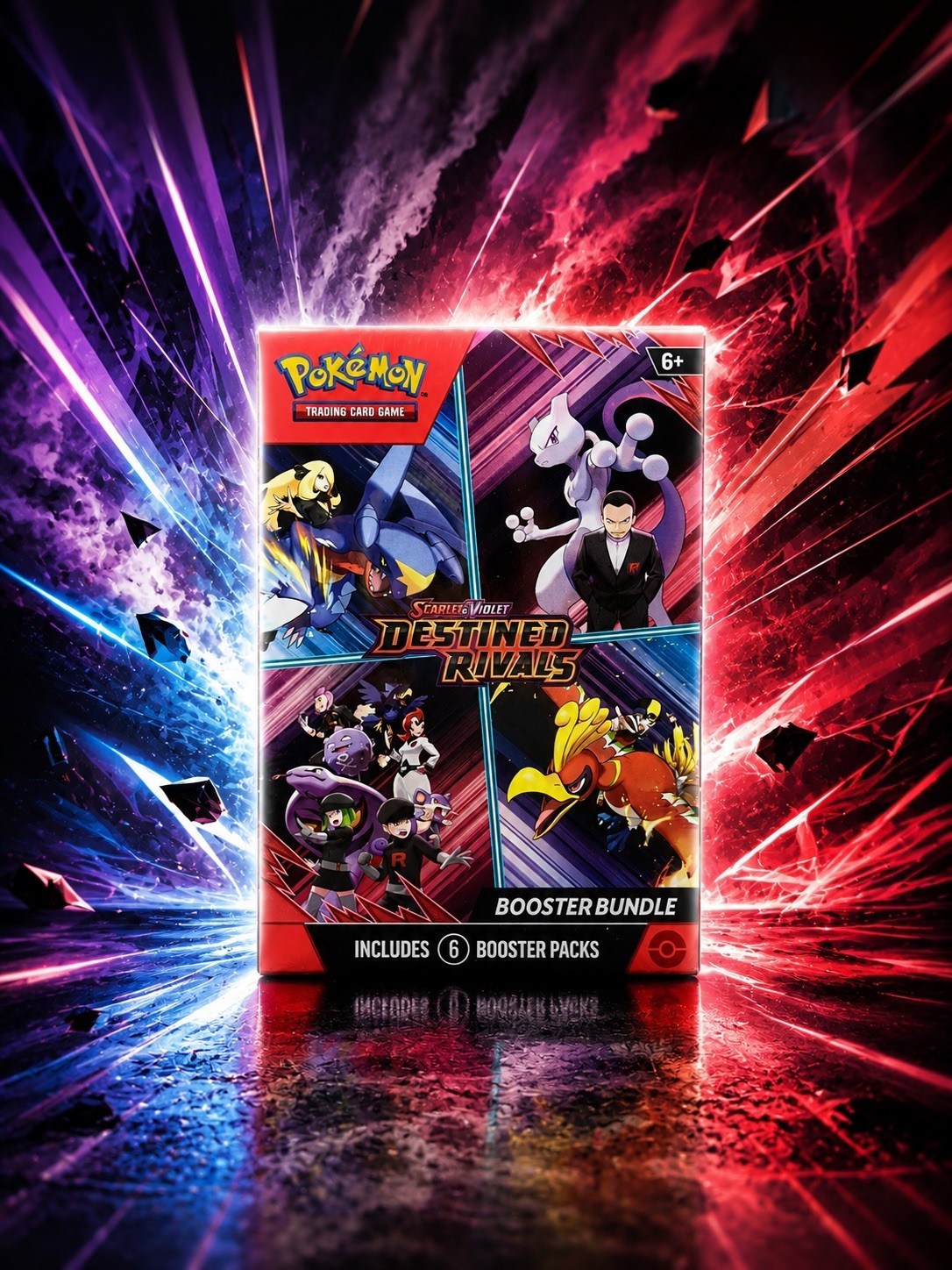 Pokemon Scarlet & Violet Destined Rivals Booster Bundle Factory Sealed 6 Packs Pokemon Scarlet & Violet Destined Rivals Booster Bundle Factory Sealed 6 Packs