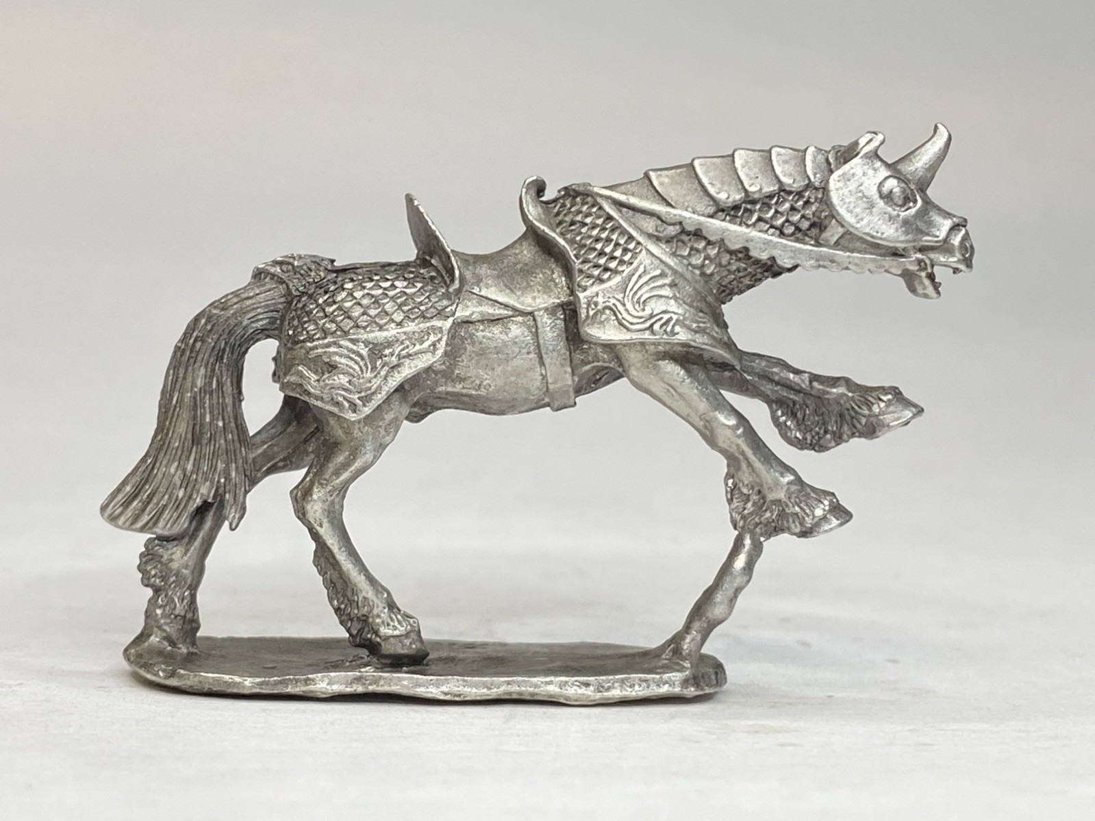 Ral Partha - Warhorse - RP088 Pewter Horse - Pewter Figurine