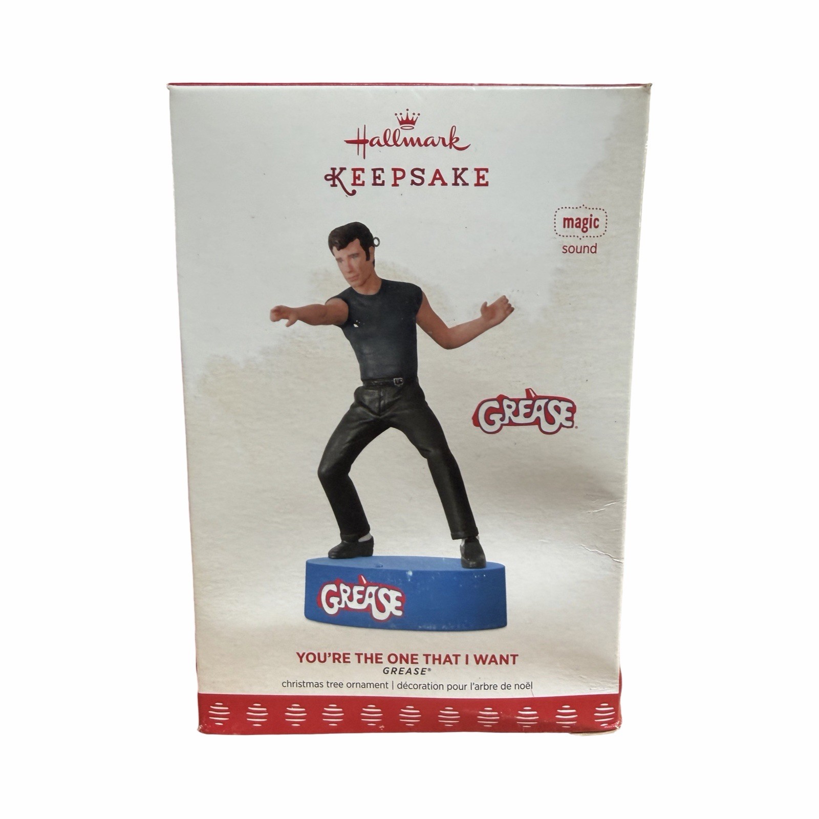2017 Hallmark You're The One That I Want Grease Ornament - Danny - John Travolta 2017 Hallmark You're The One That I Want Grease Ornament - Danny - John Travolta
