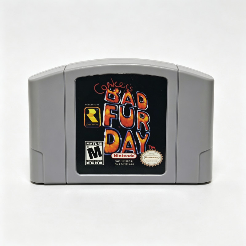 Conker's Bad Fur Day for Nintendo 64 N64 Video Game Cartridge Only Tested Conker's Bad Fur Day for Nintendo 64 N64 Video Game Cartridge Only Tested