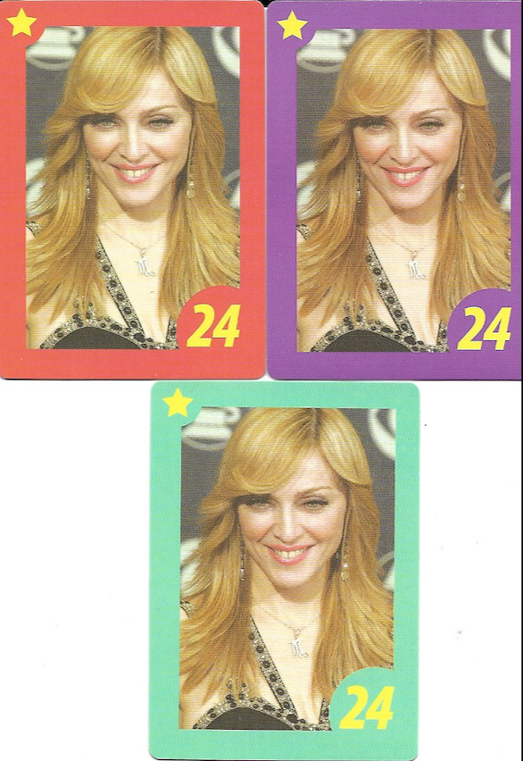 Madonna - Celebrity Who Is It? - set of 3