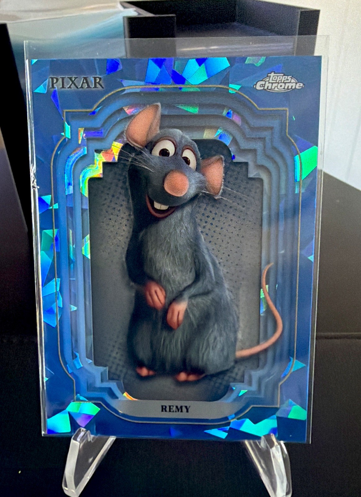 2024 Topps Chrome Disney Sapphire Remy #129 2024 Topps Chrome Disney Sapphire Remy #129